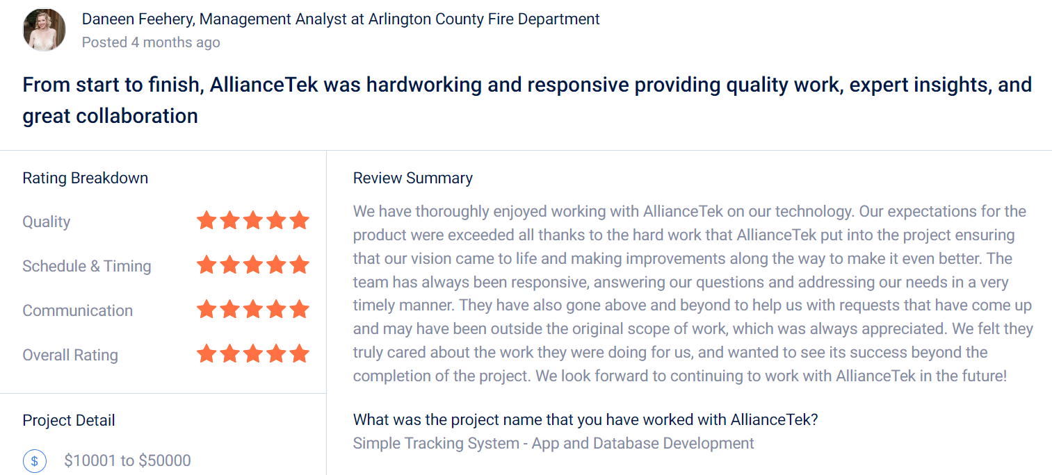 AllianceTek - Review 1 AllianceTek - Review 1