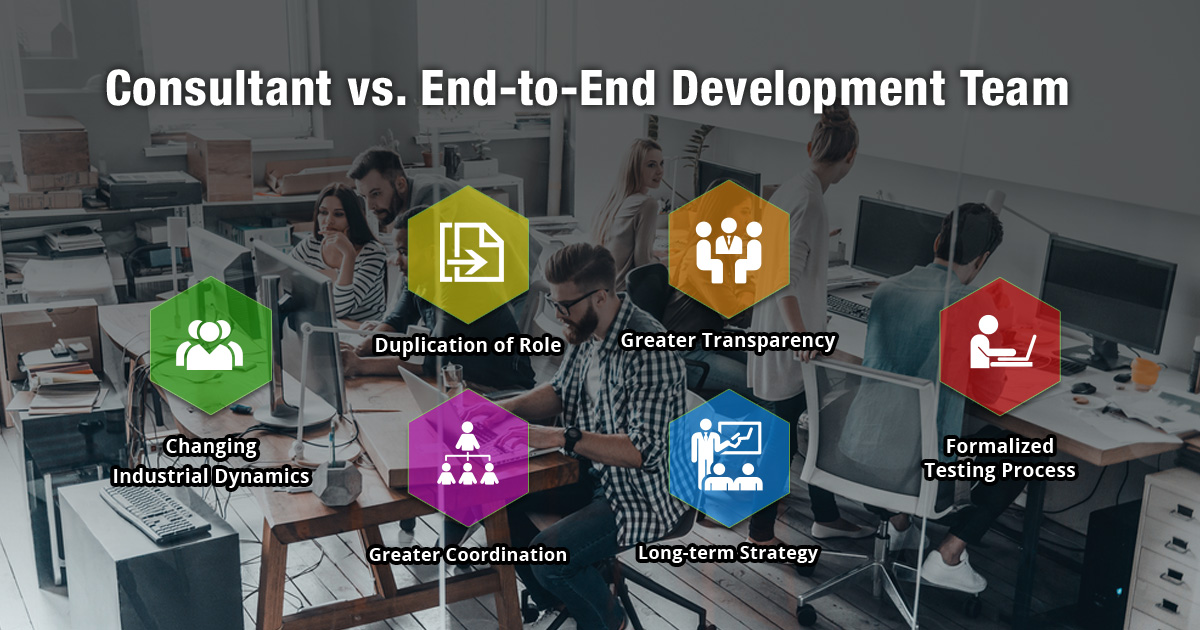 Consultant vs. End-to-End Development Team Consultant vs. End-to-End Development Team