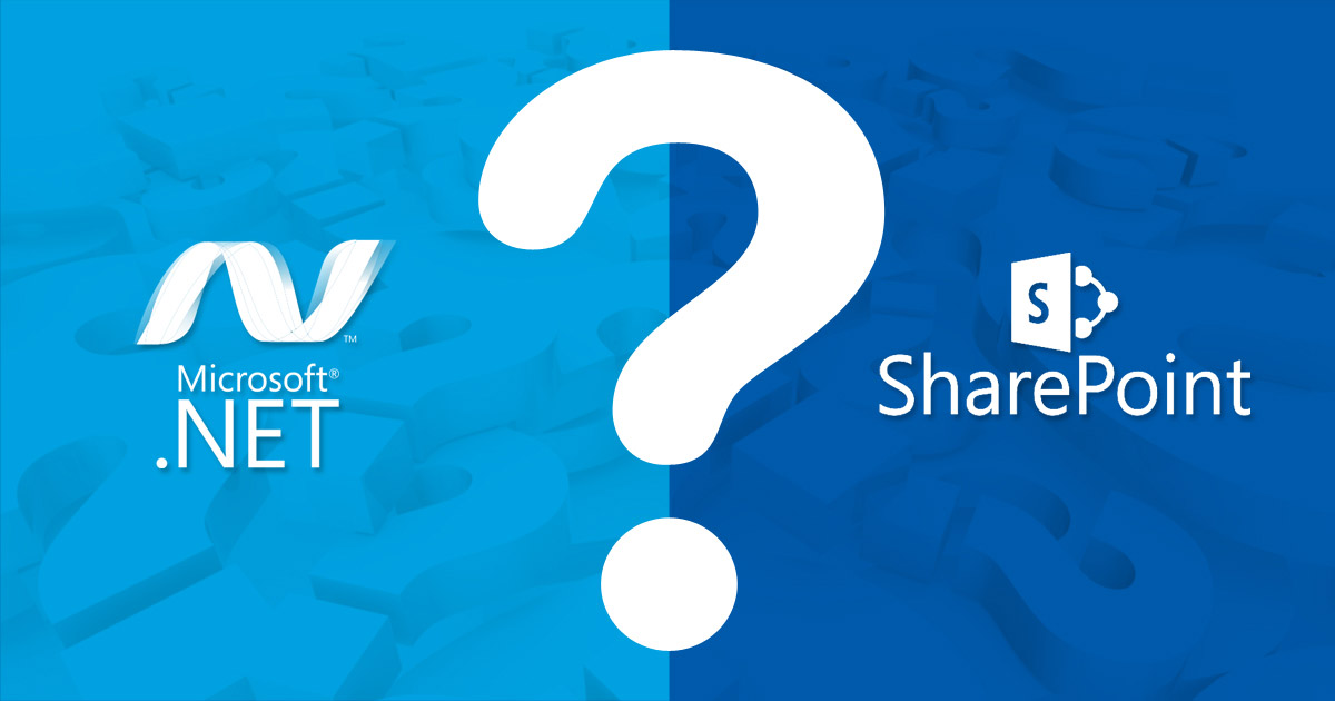 When To Use SharePoint and When Asp.net When To Use SharePoint and When Asp.net